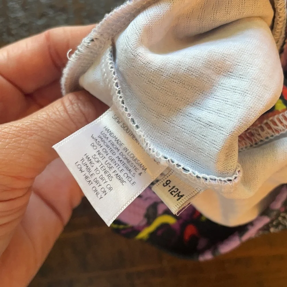 Baby Girls 9-12 mo Halloween Bummies and matching oversized nylon bow - Picture 4 of 4